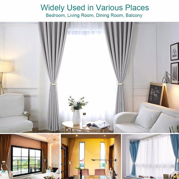 Gustave Accents Pair Curtain Hooks Rope Buckle Tieback